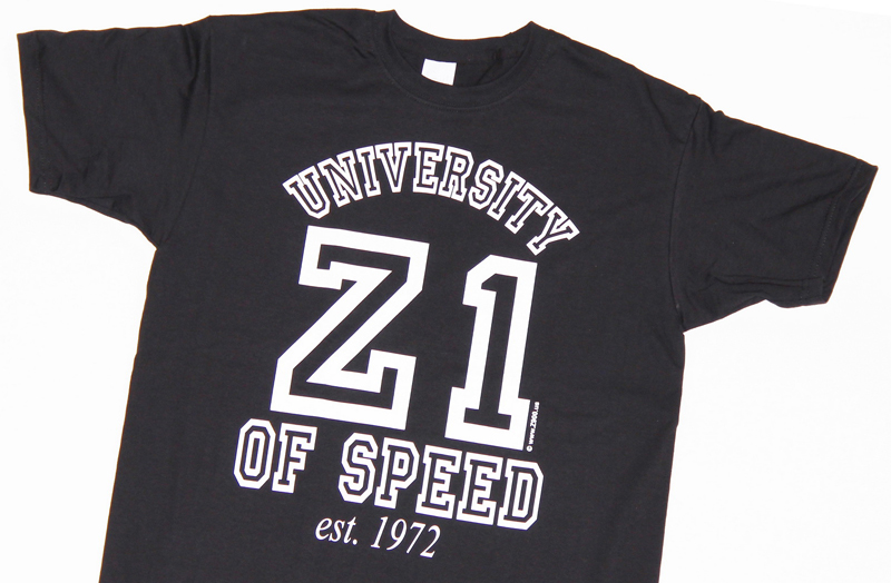 NEW! The Z1 UNIVERSITY OF SPEED t-shirt